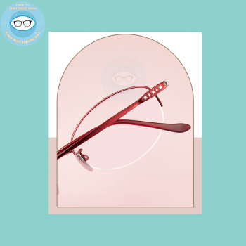 Gọng kính kim loại mã 9037